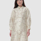 Signature Jacquard Printed Tunic - Ecru