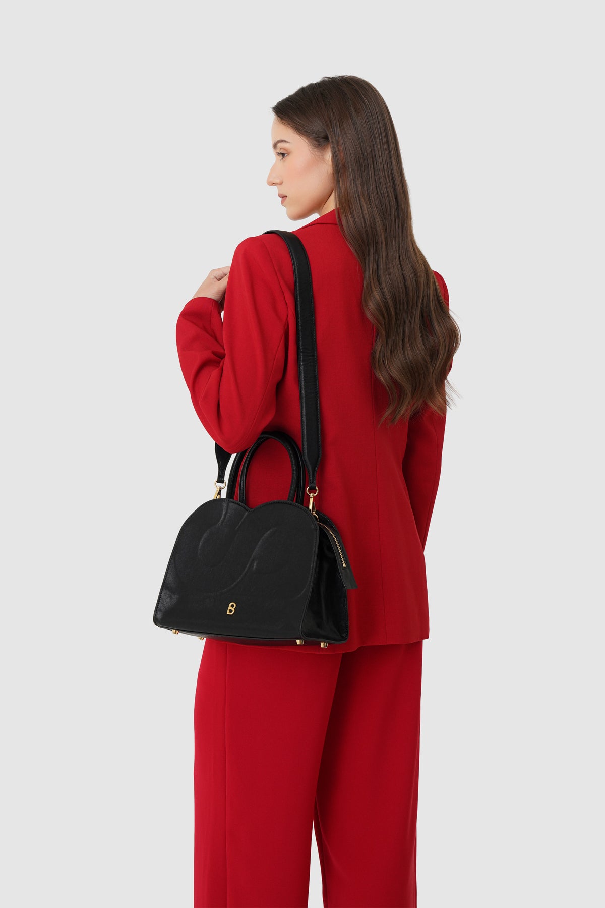 Joy Bag Medium - Calf Leather - Black