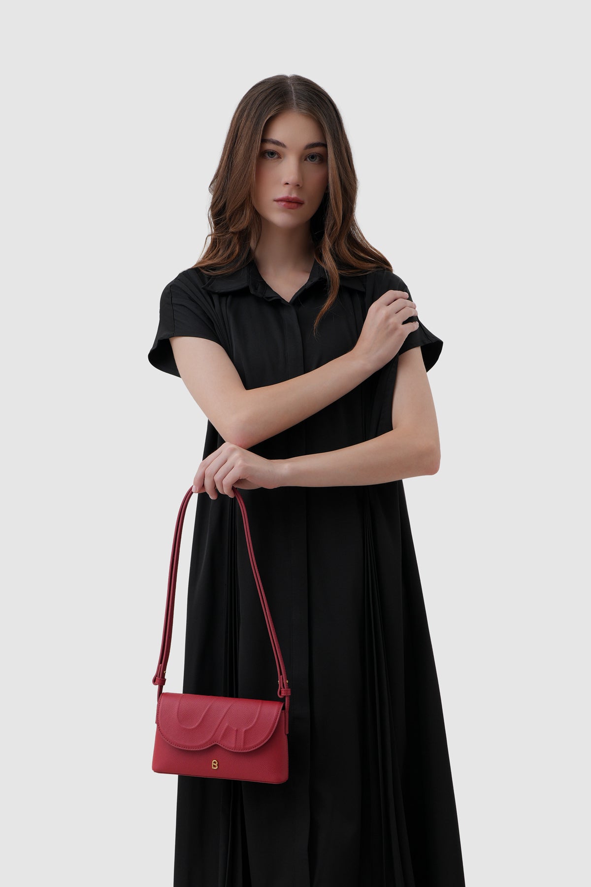 Jenny Sling Bag - Scarlet Red