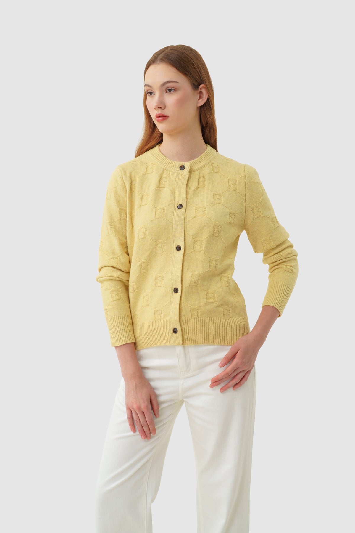 Beverly Knit Cardigan - Yellow