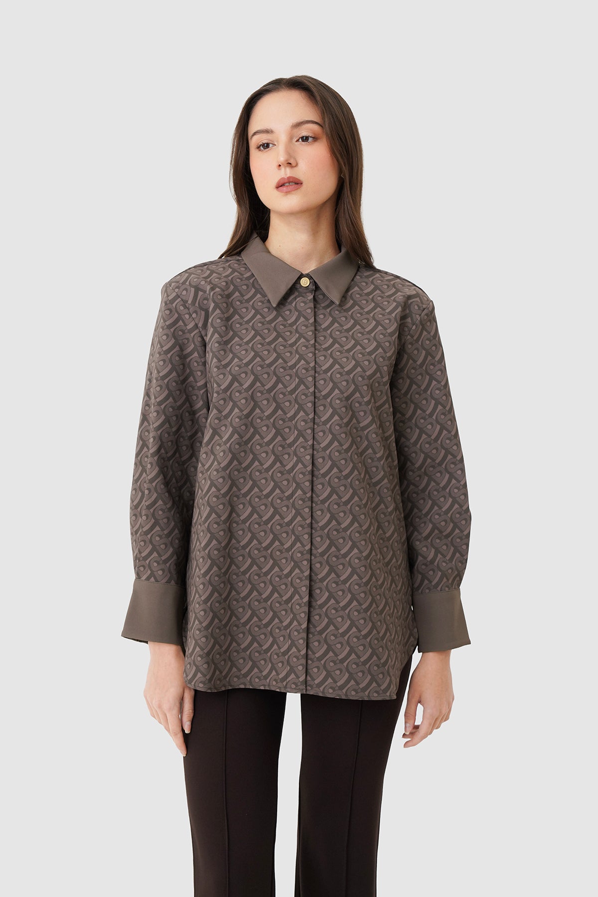 Bimu Monogram Basic Shirt - Chasen