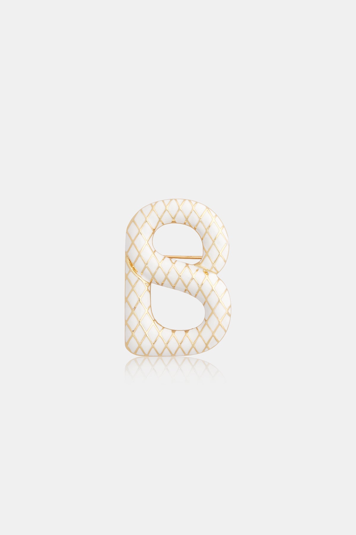 Alice Brooch - White