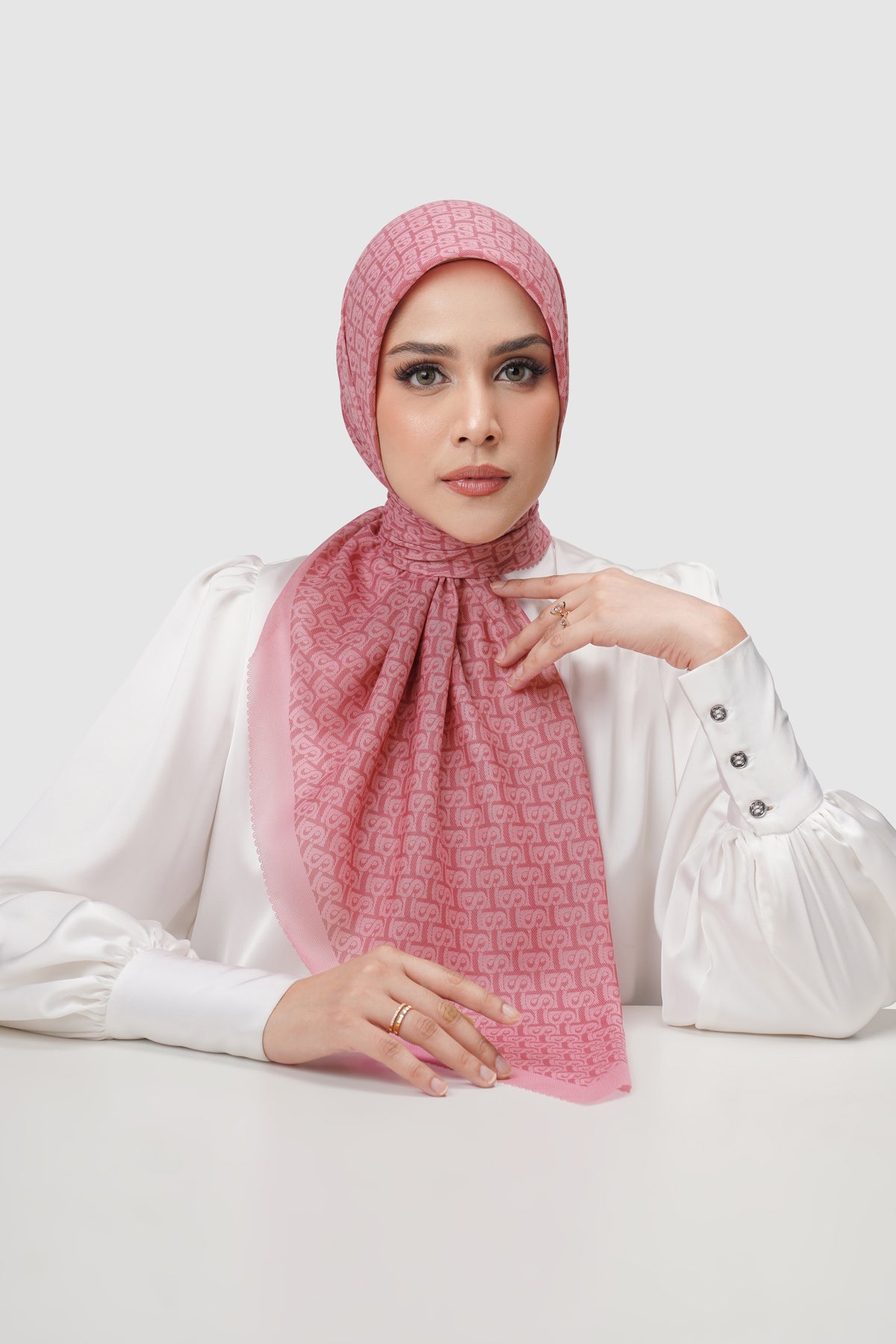 Bimu Twill Square - Plumeria