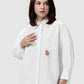Nagita Cotton Shirt - White