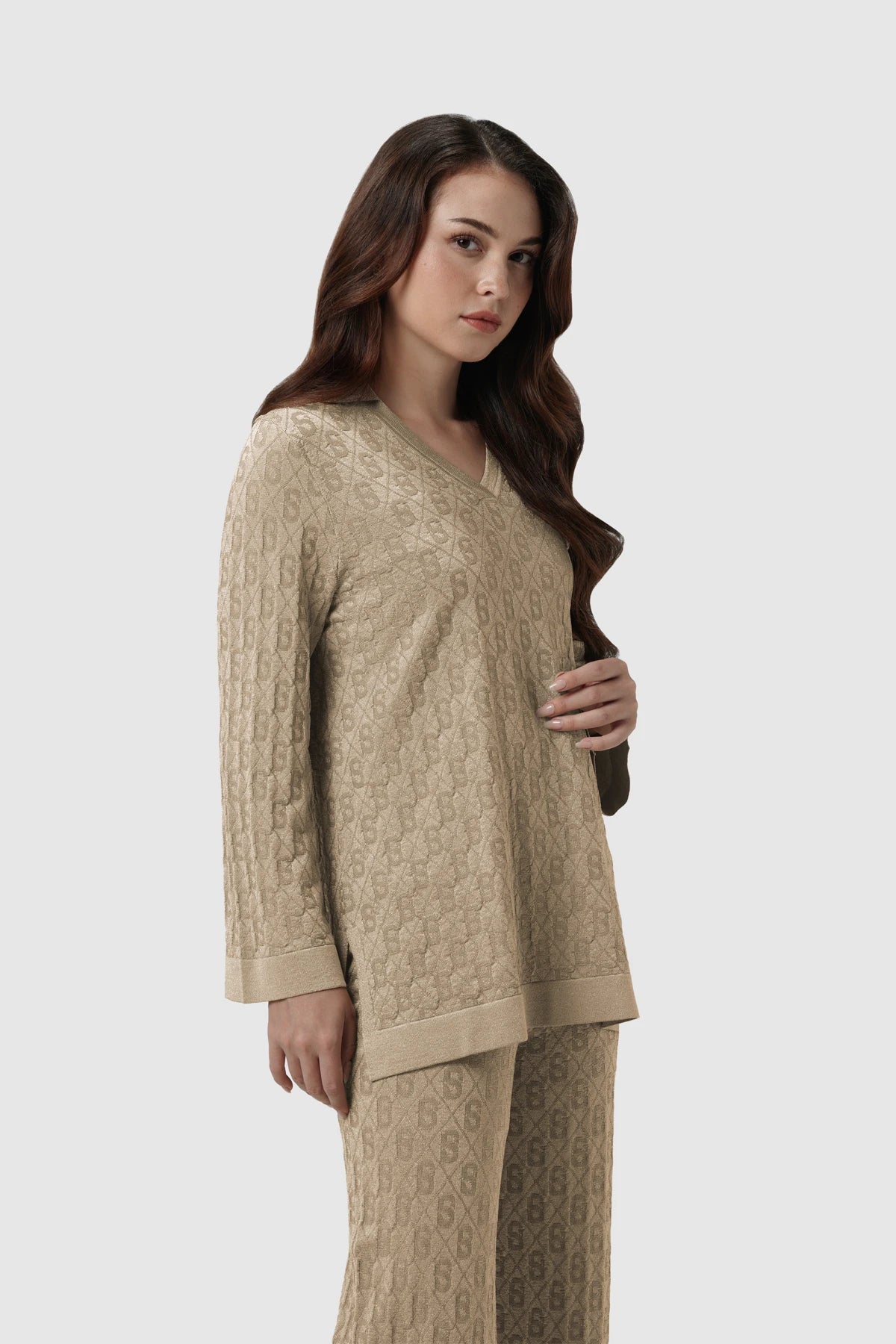 Alba Knit Top - Frappe
