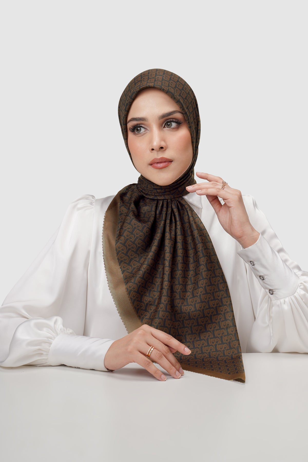 Bimu Twill Square - Cinnamon