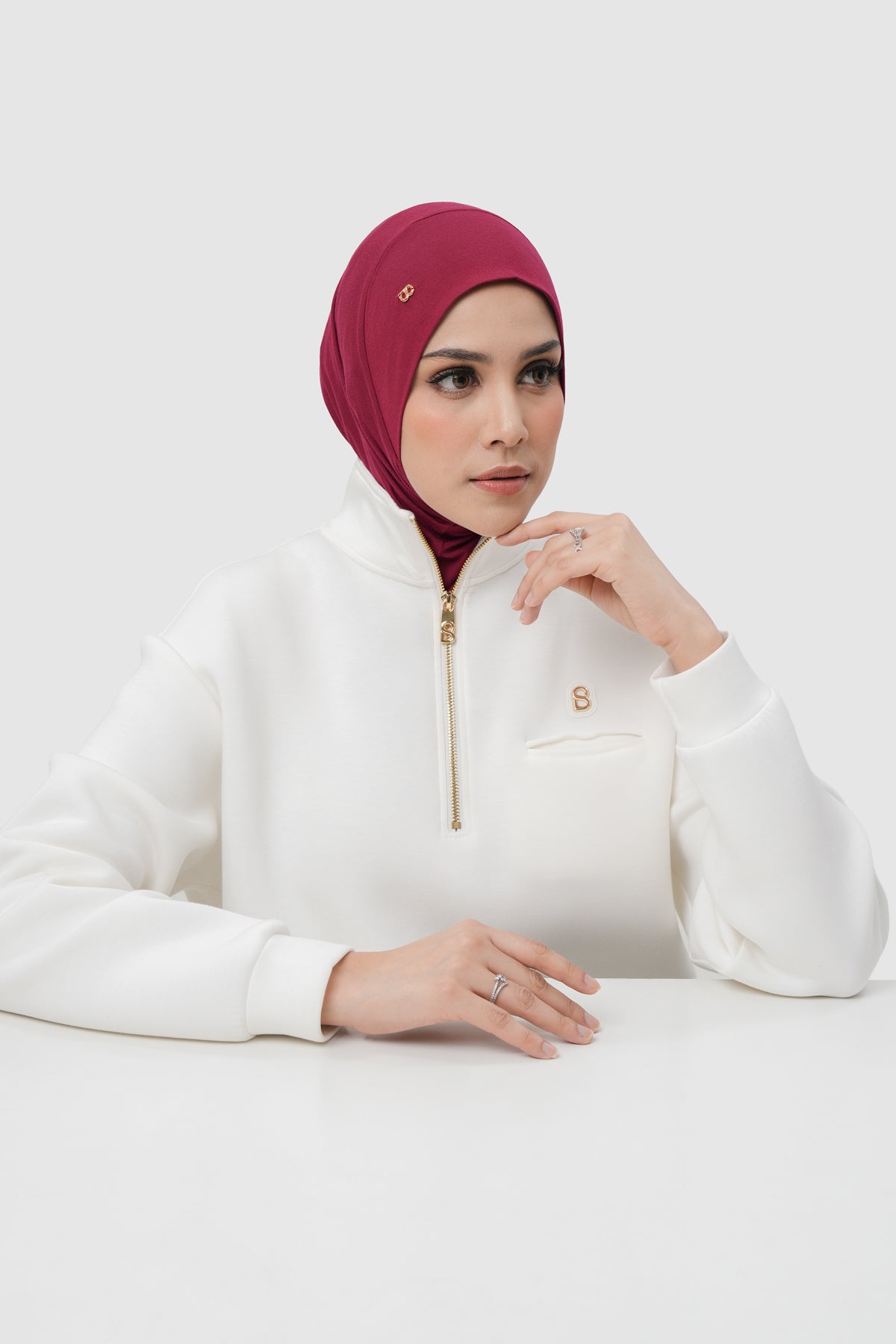 Instant Slip-On - Maroon