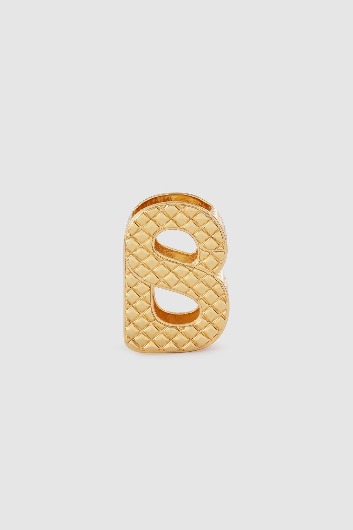 Wicker Ring Brooch - Gold