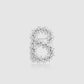 Signature Crystal Brooch - Silver