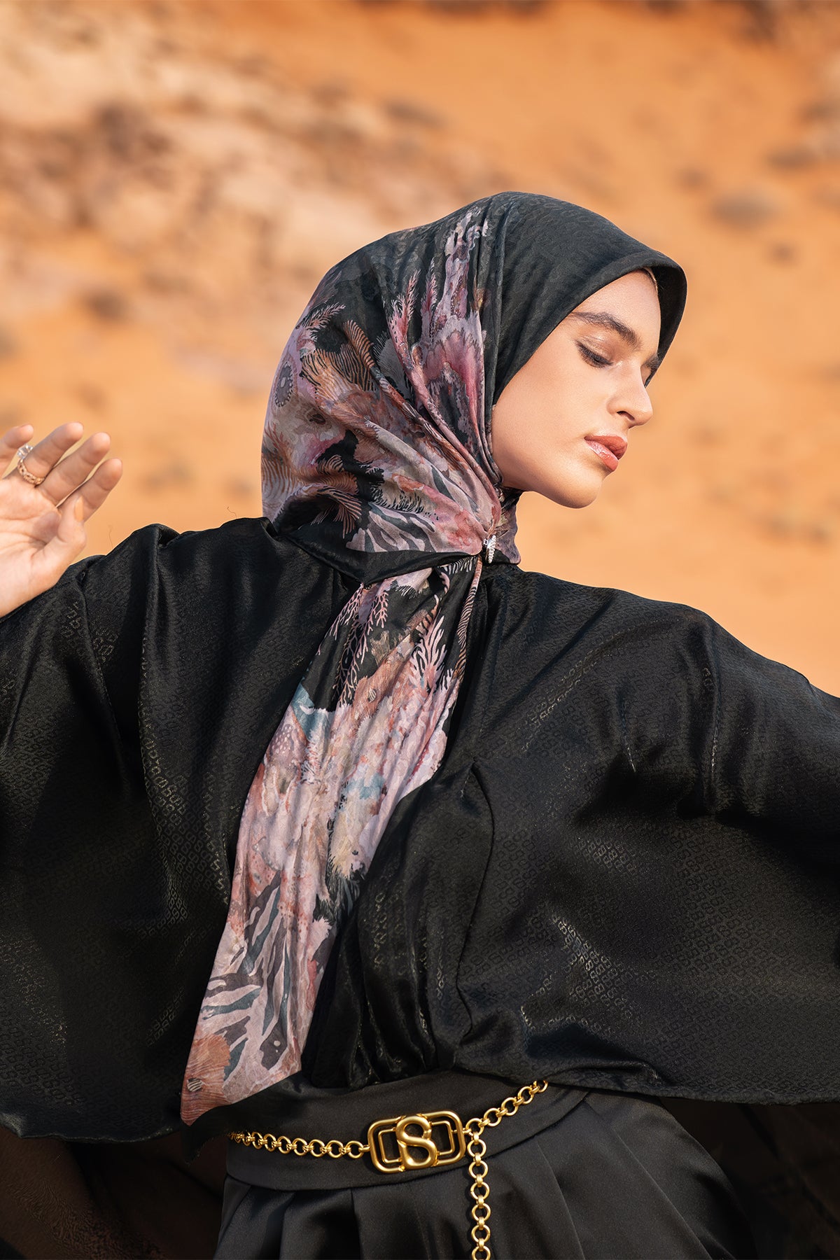 Dune Jacquard Voile - Underblack