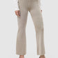 Monogram High-Waist Pants - Cream