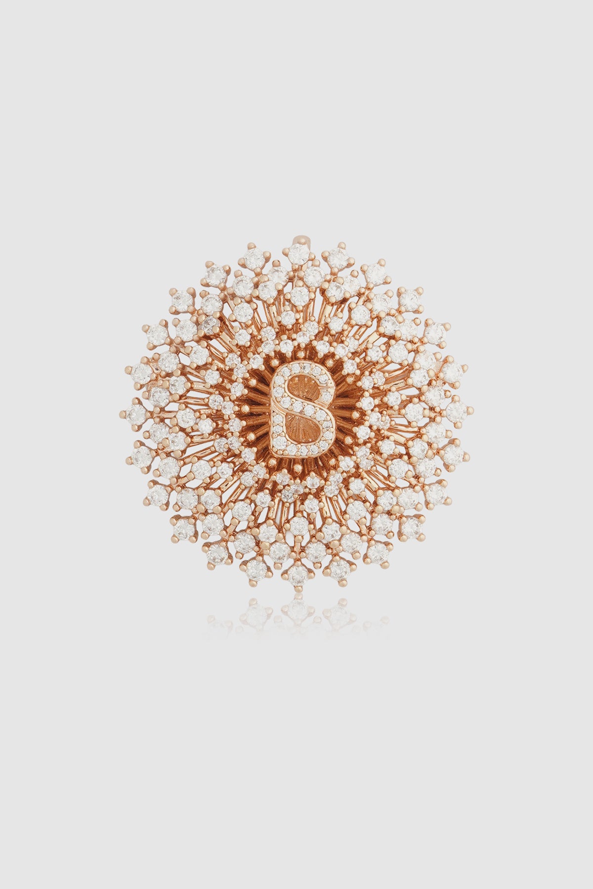 Noura Brooch - Rose Gold
