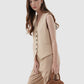 Joy Bag Small - Suede Leather - Caramel