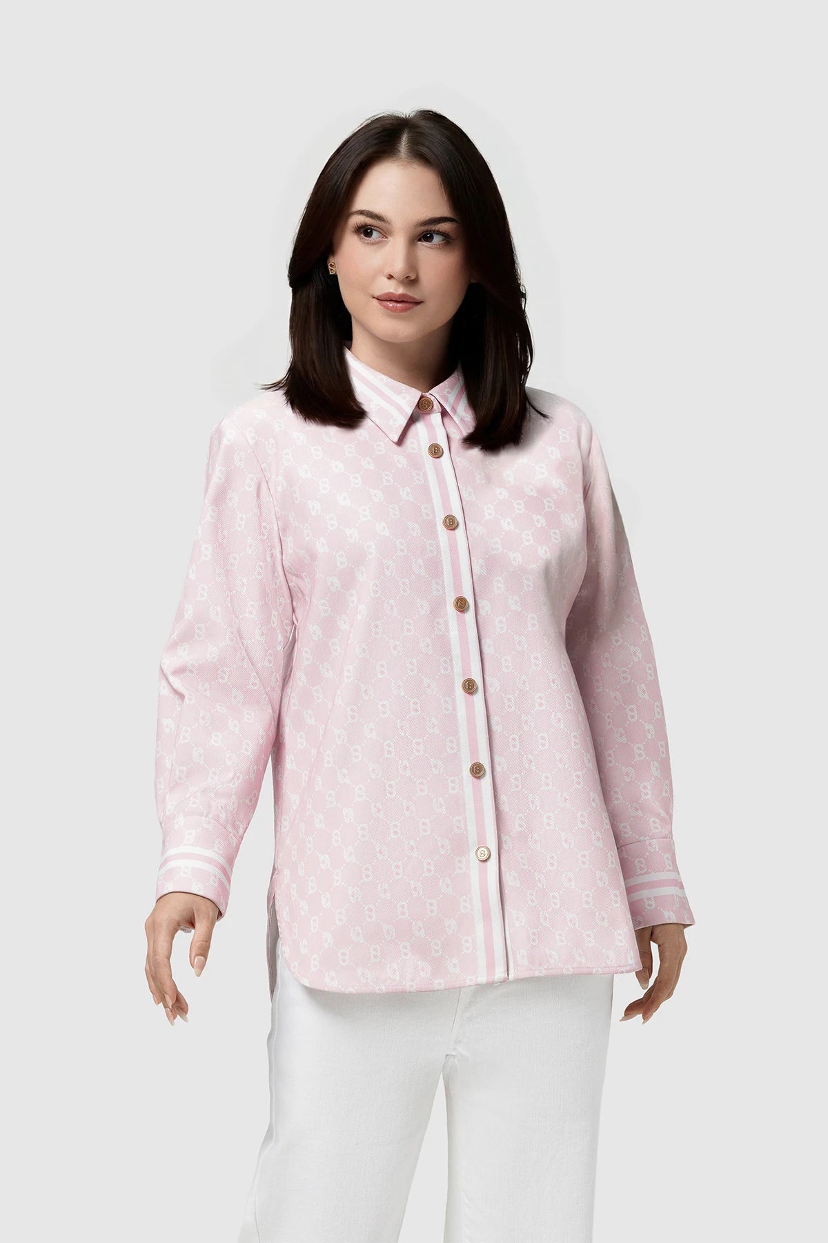 Nagita Basic Shirt - Pink