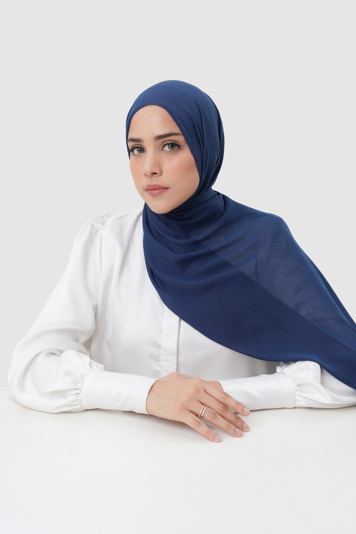 Everyday Twill Shawl - Medieval Blue