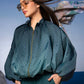 Tropical26 Batwing Jacket - Deep Teal