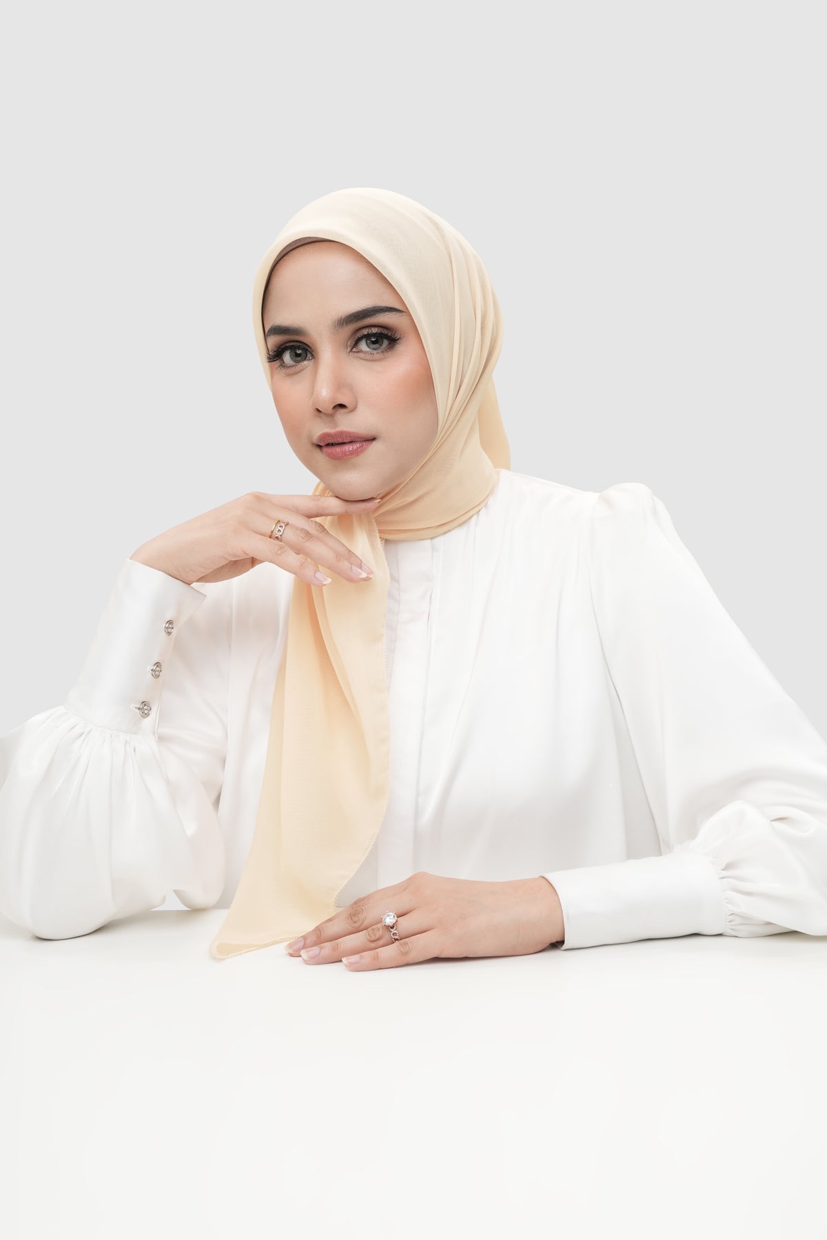 Everyday Scarf - Peach Taffy