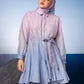 Tropical26 Flare Tunic - Pink/Blue