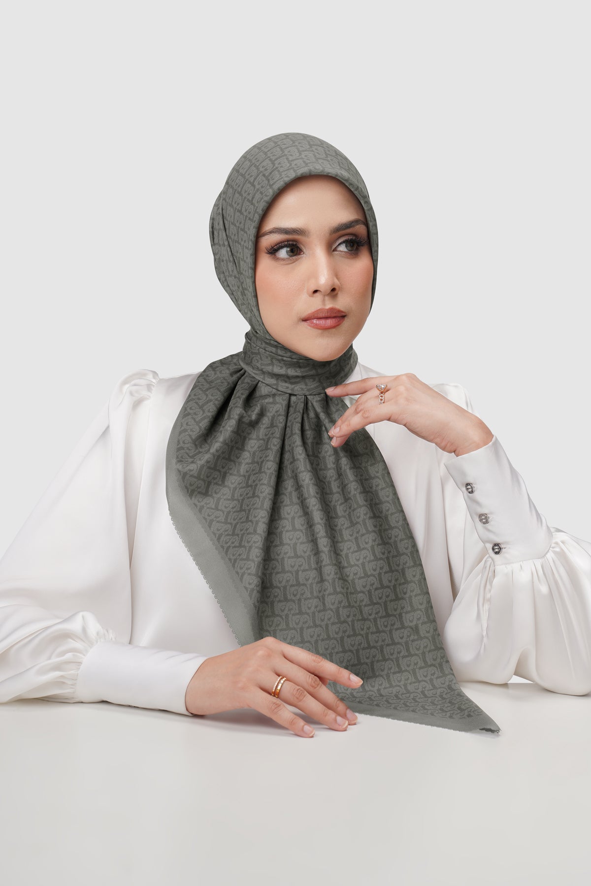 Bimu Twill Square - Granite