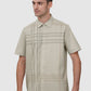 Checked Men Shirt - Taupe