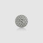 Sofia Round Pin Brooch - Silver
