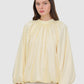 Leena Cotton Ruffle Blouse - Yellow