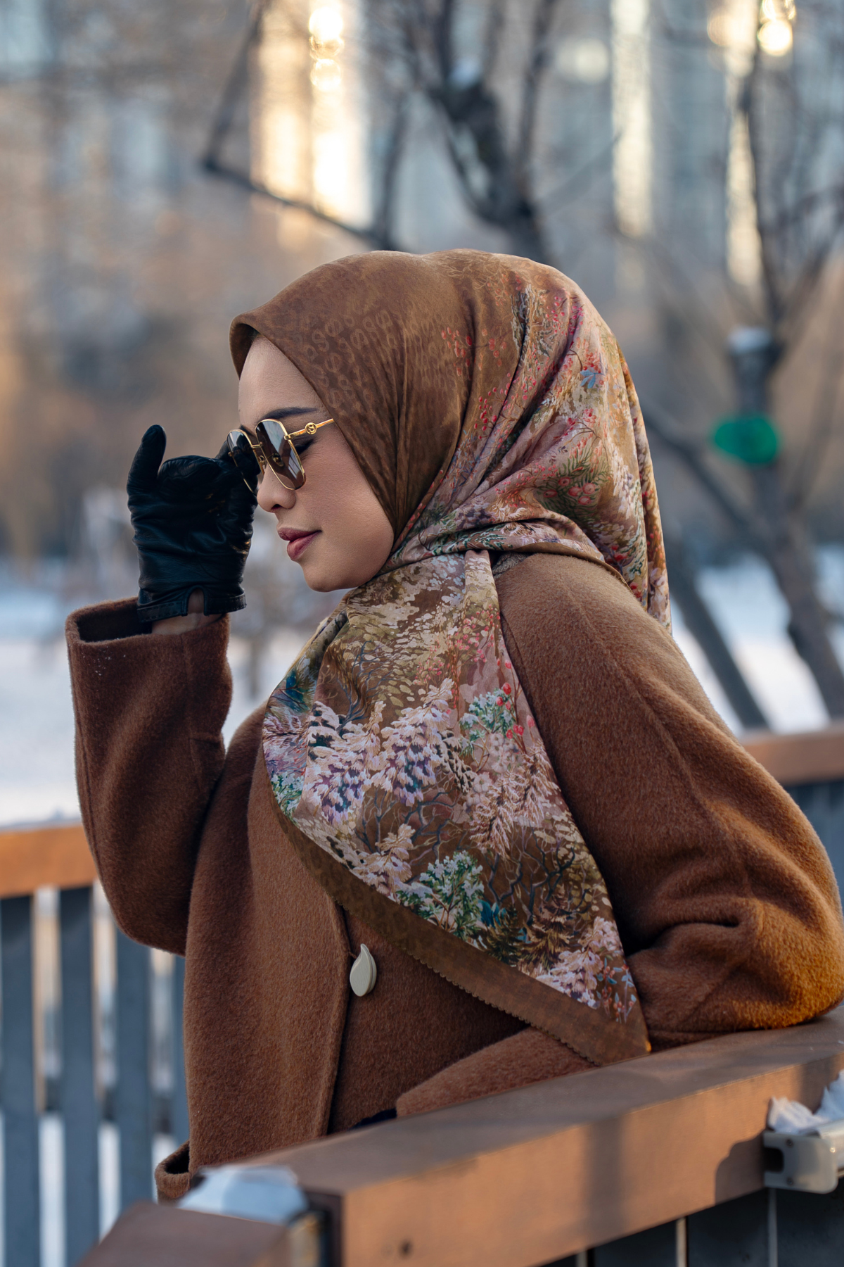 Holiday 3 Jacquard Voile - Pine