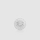 Victorian Crystal Pin Brooch - Silver