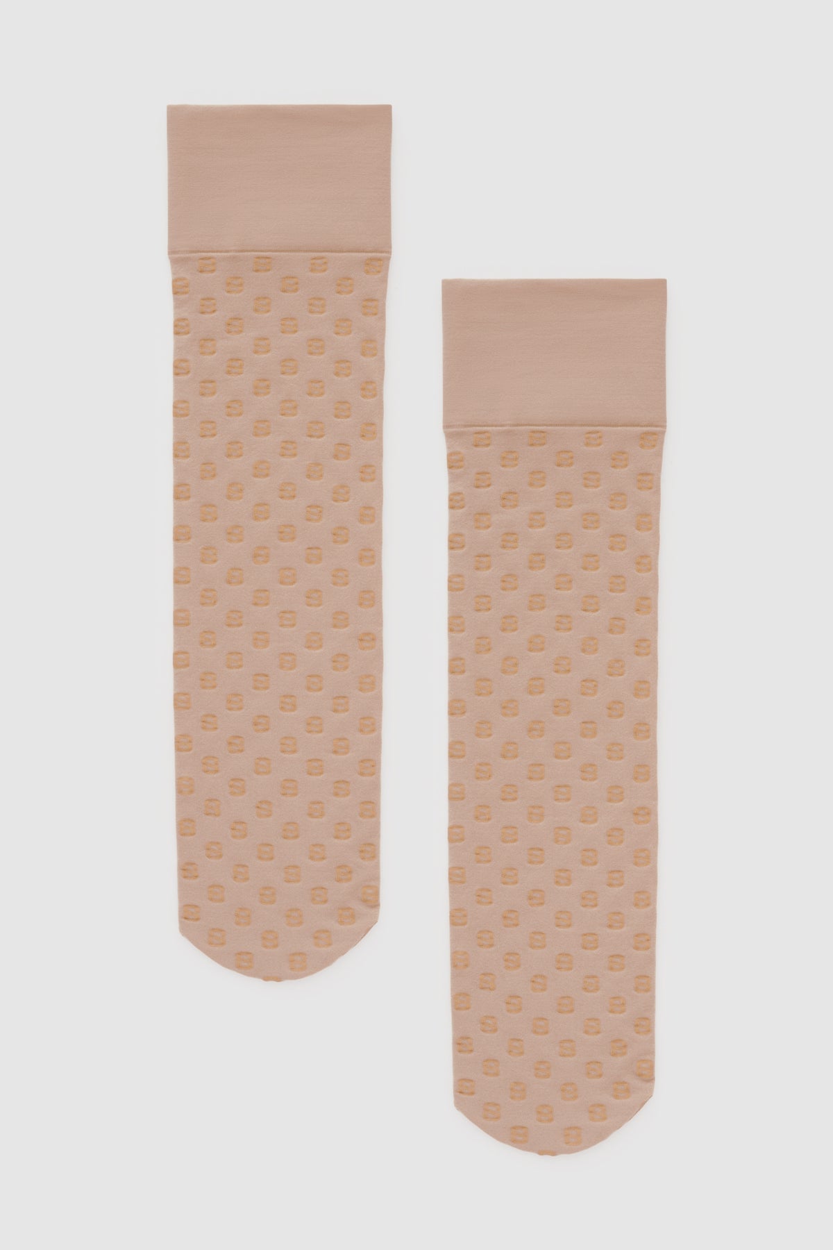 Luna Nylon Socks - Nougat