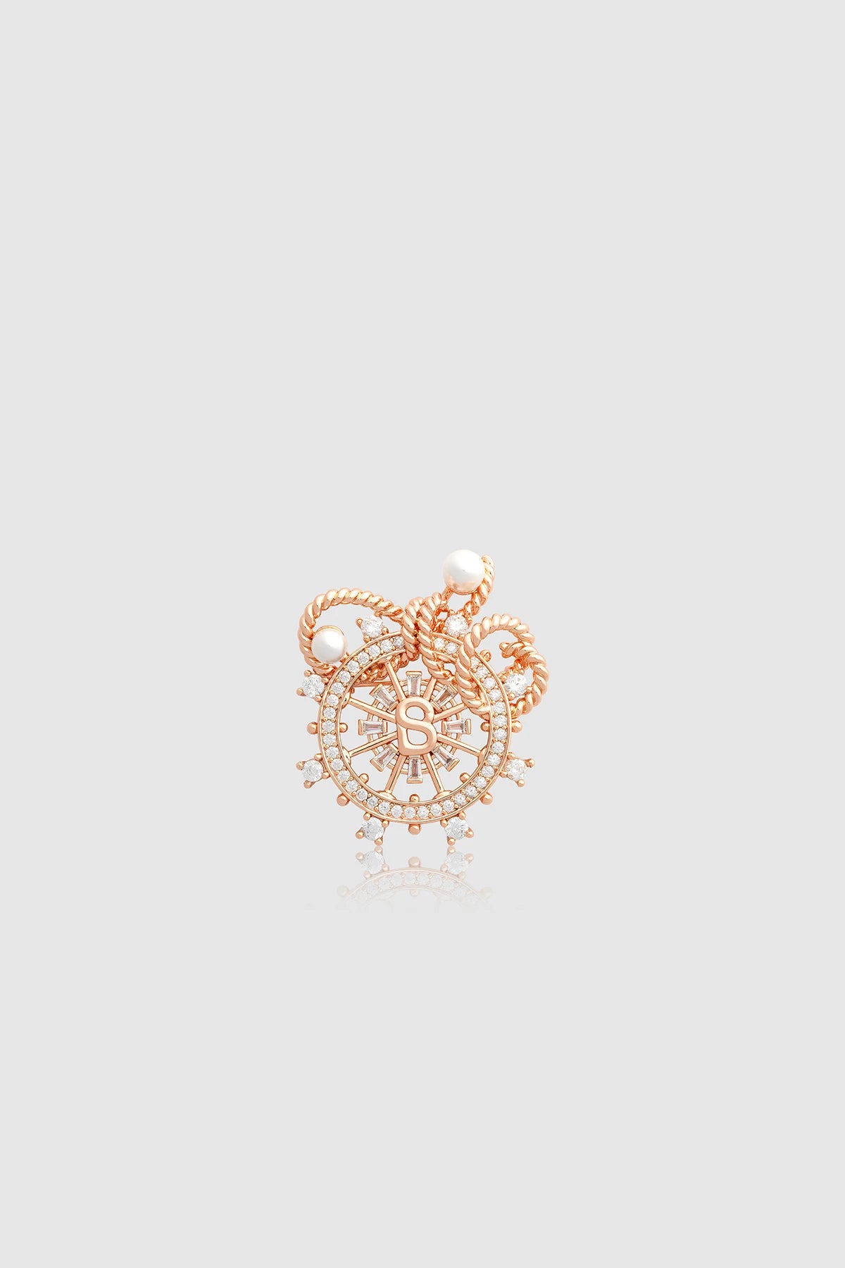 Maris Brooch - Rose Gold