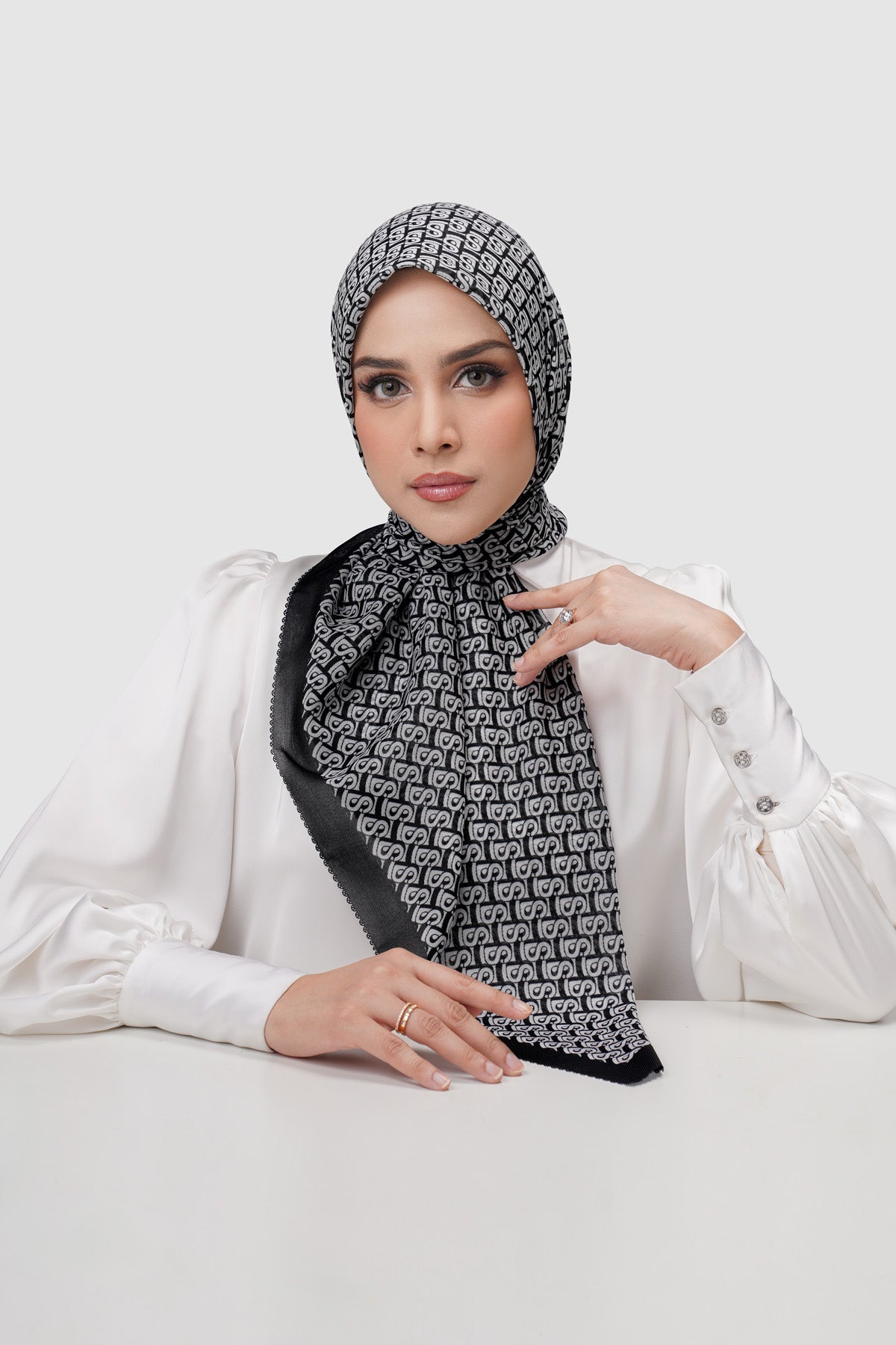 Bimu Twill Square - Zebra