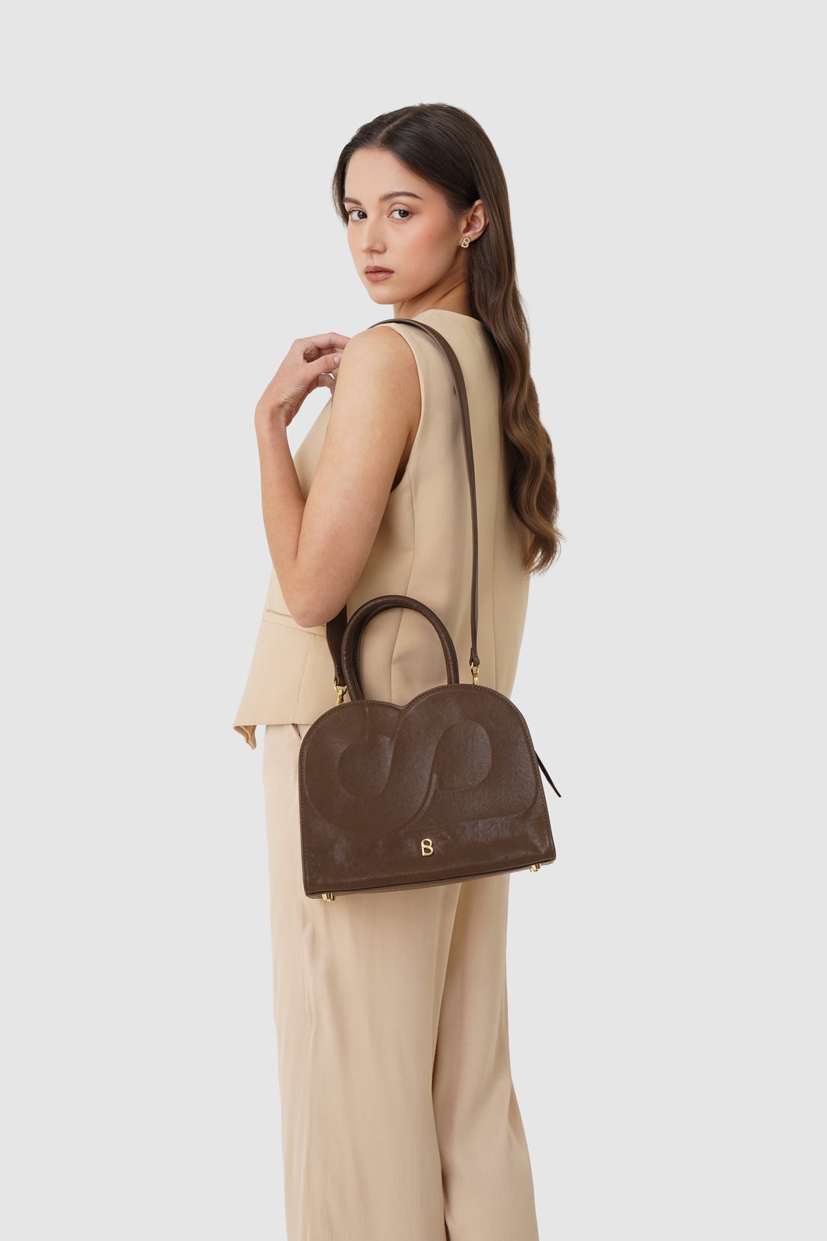 Joy Bag Medium - Calf Leather - Brown