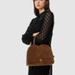 Joy Bag Medium - Suede Leather - Caramel