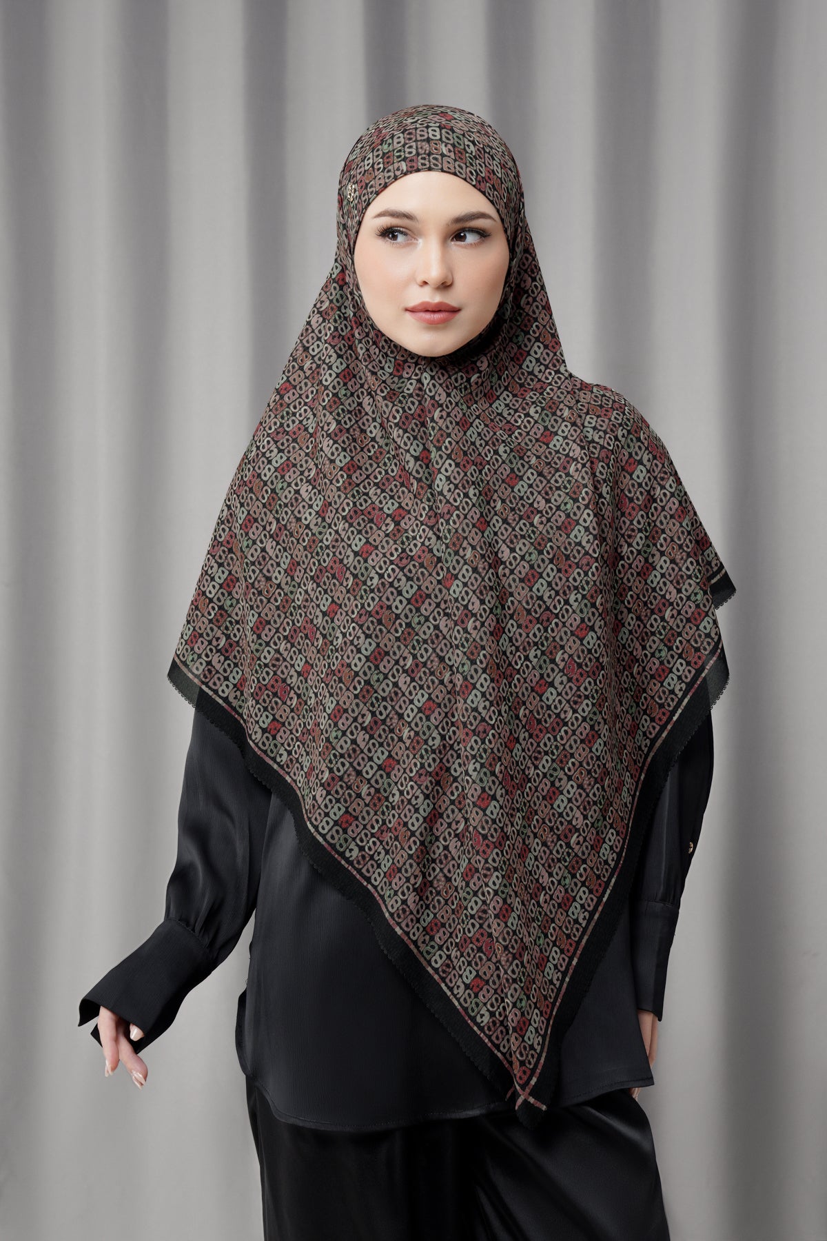 Nagita Tie Back Square - Noir