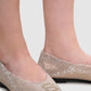 Glitz Flat Shoes - Gold