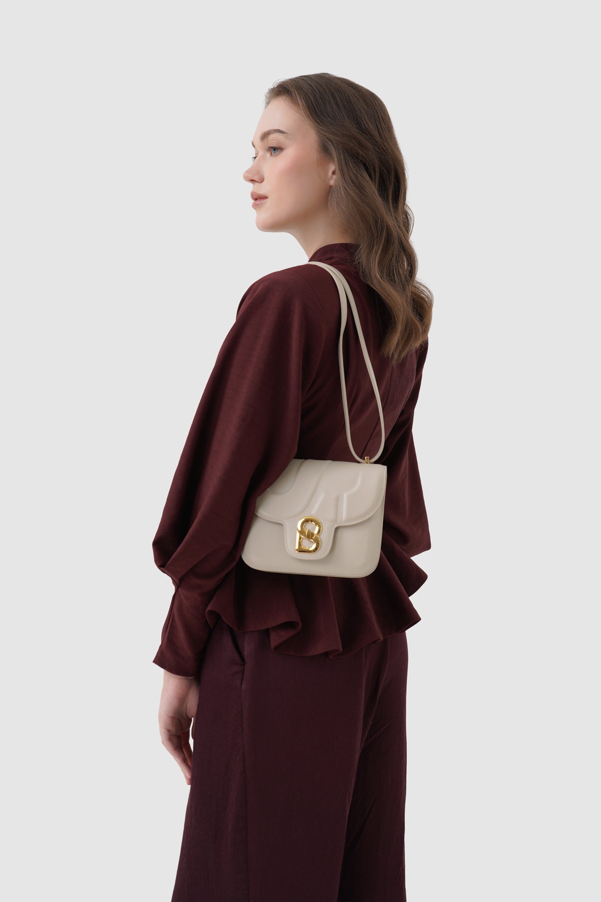 Alba Bag - Shiny Leather - Driftwood