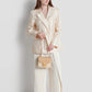 Alba Bimu Jacquard Bag - Beige