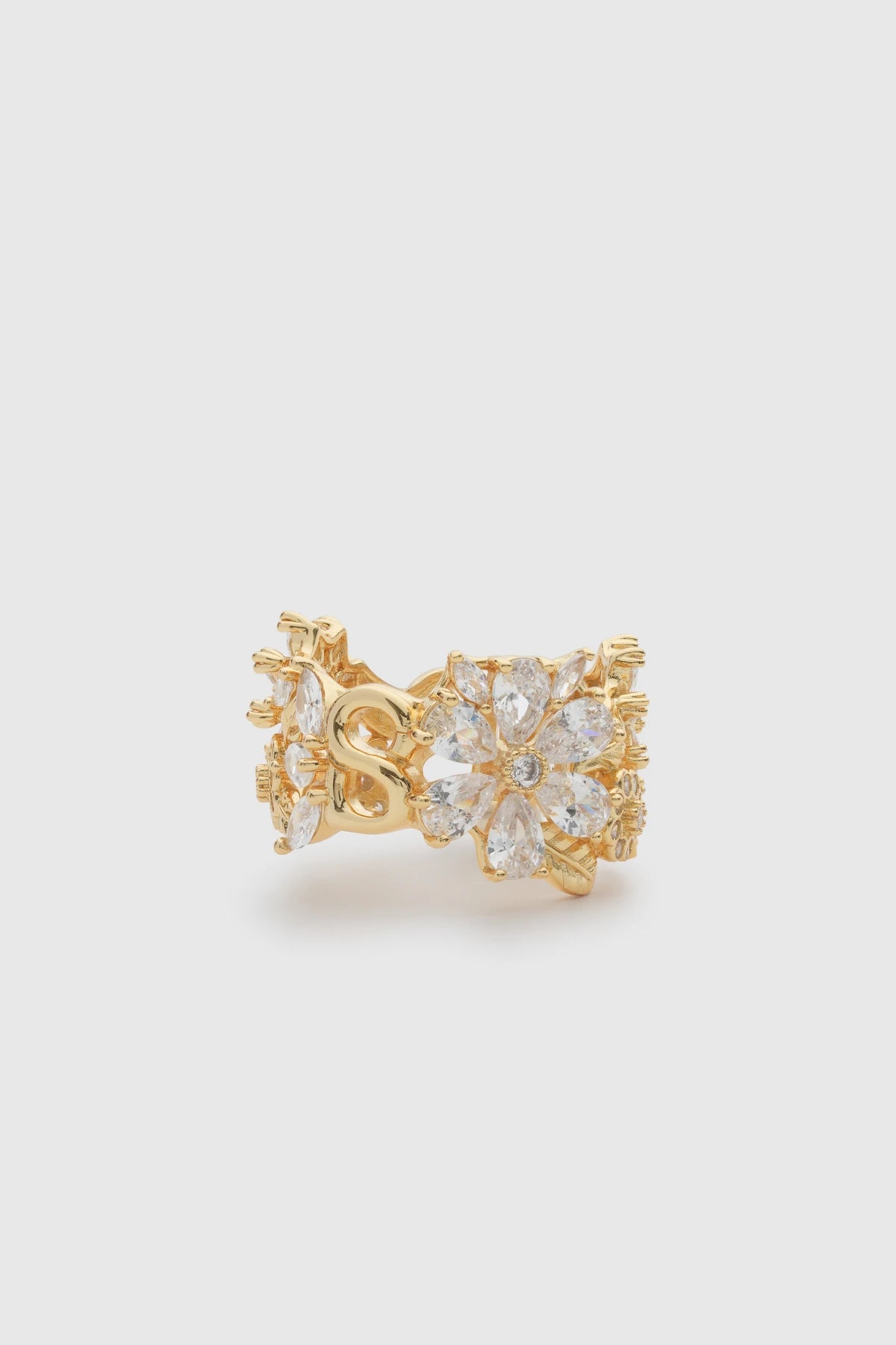 Alina Ring Brooch - Gold