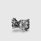 Alina Ring Brooch - Hematite