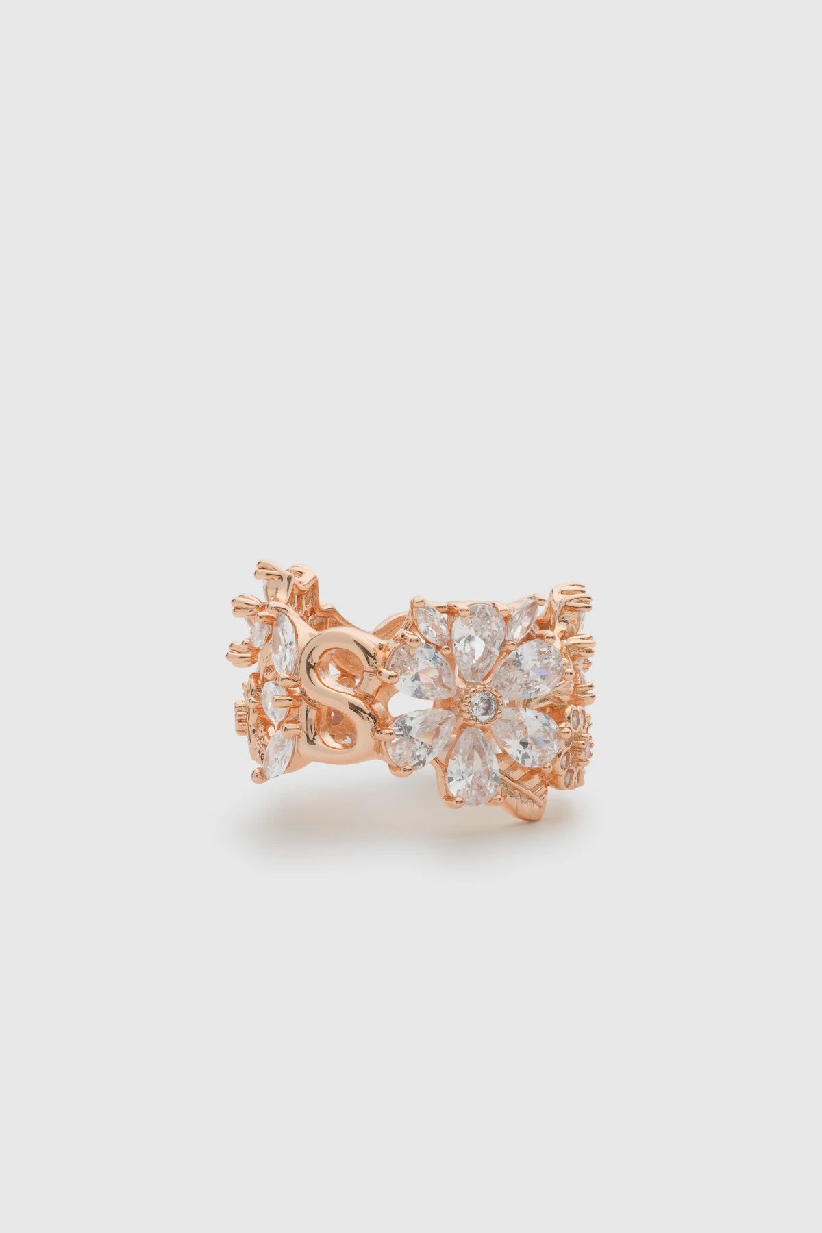 Alina Ring Brooch - Rose Gold
