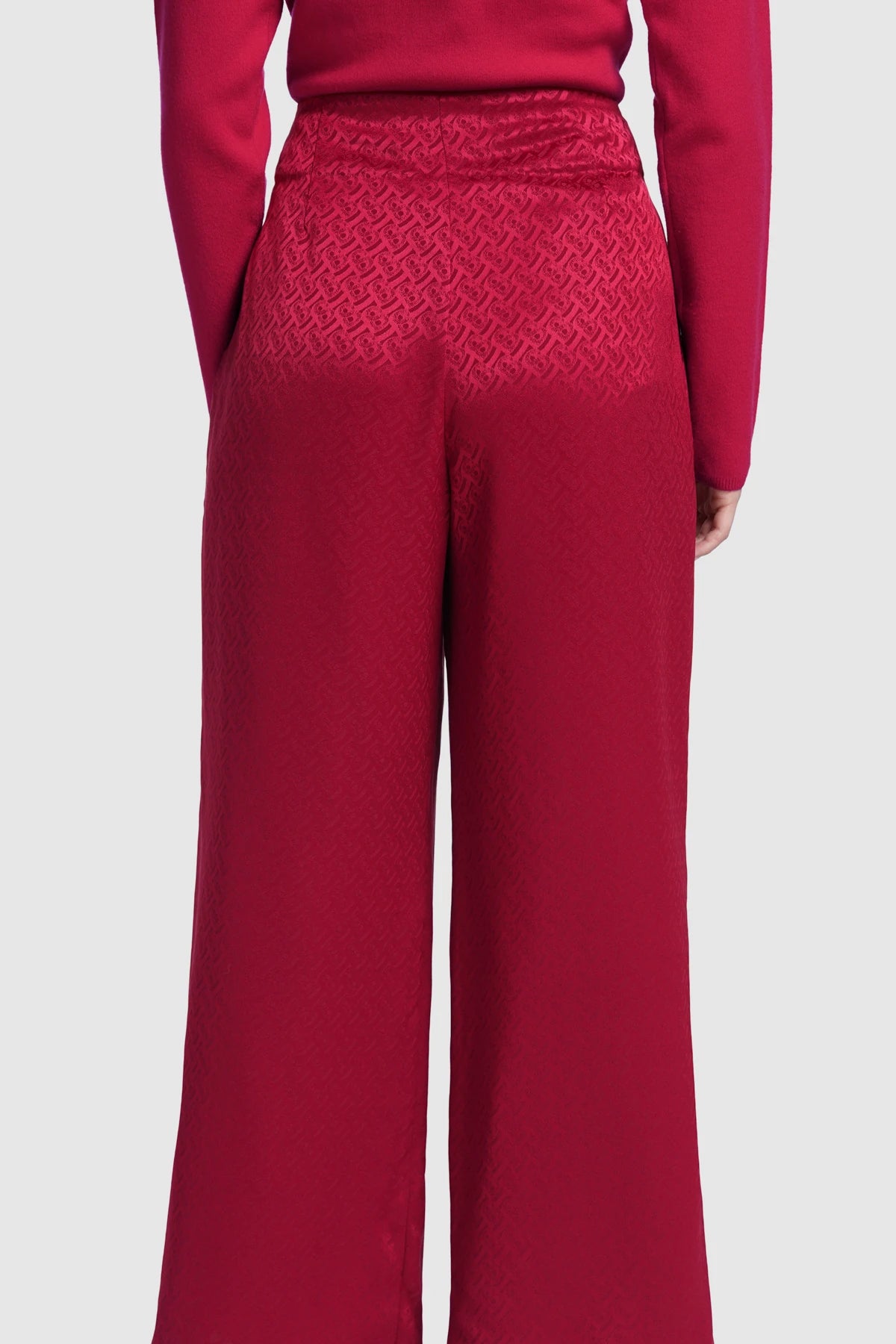 Amy Bimu Pleated Pants - Red
