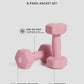 be active dumbbell in pink by buttonscarves feature overview