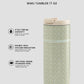 bimu tumbler 17 oz in beige by buttonscarves feature overview