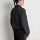 bimu windbreaker jacket in black by buttonscarves back view