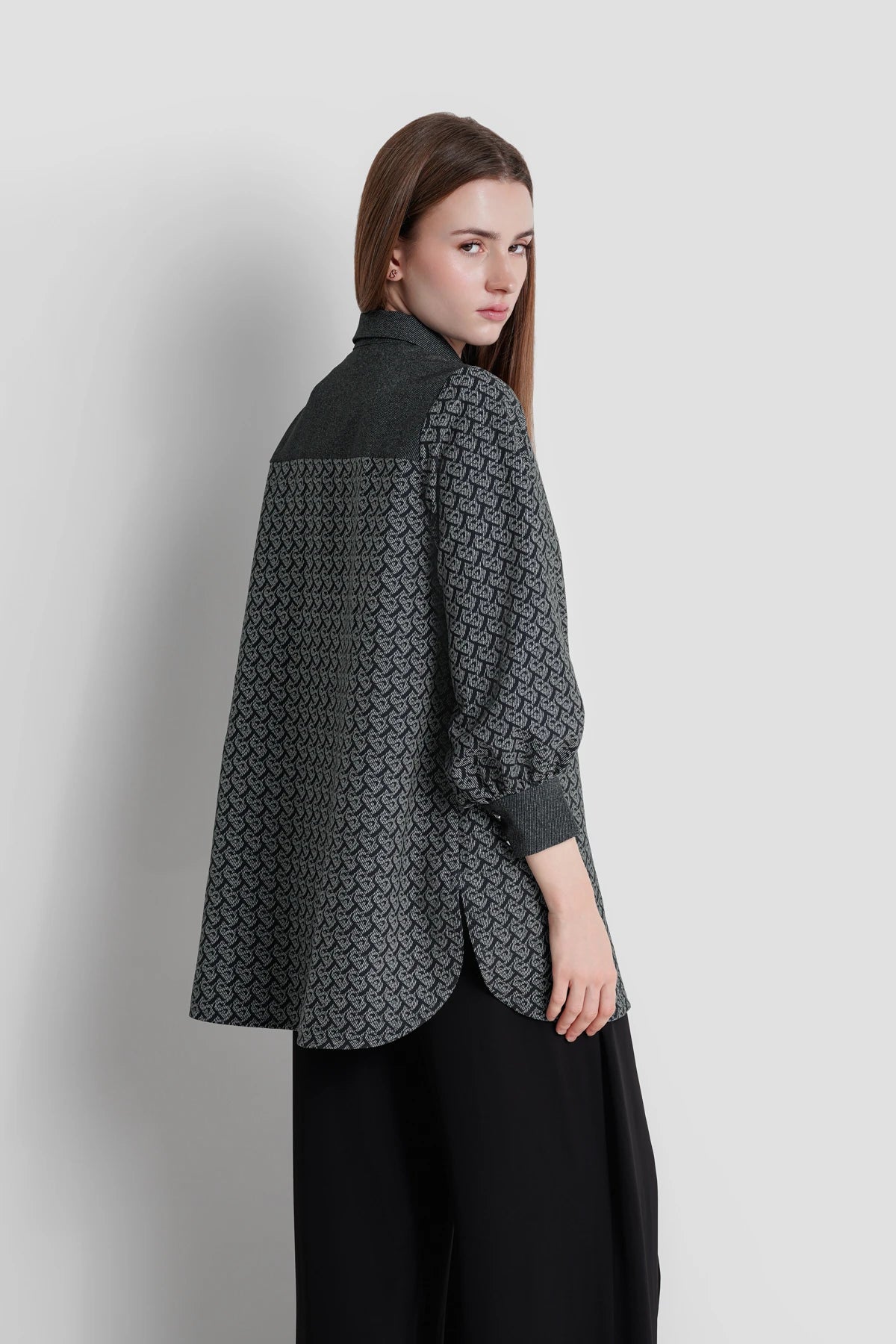 Bimu Twill Shirt - Black