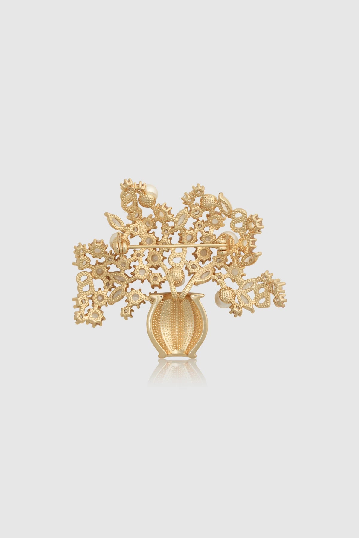 Bloomora Brooch - Gold