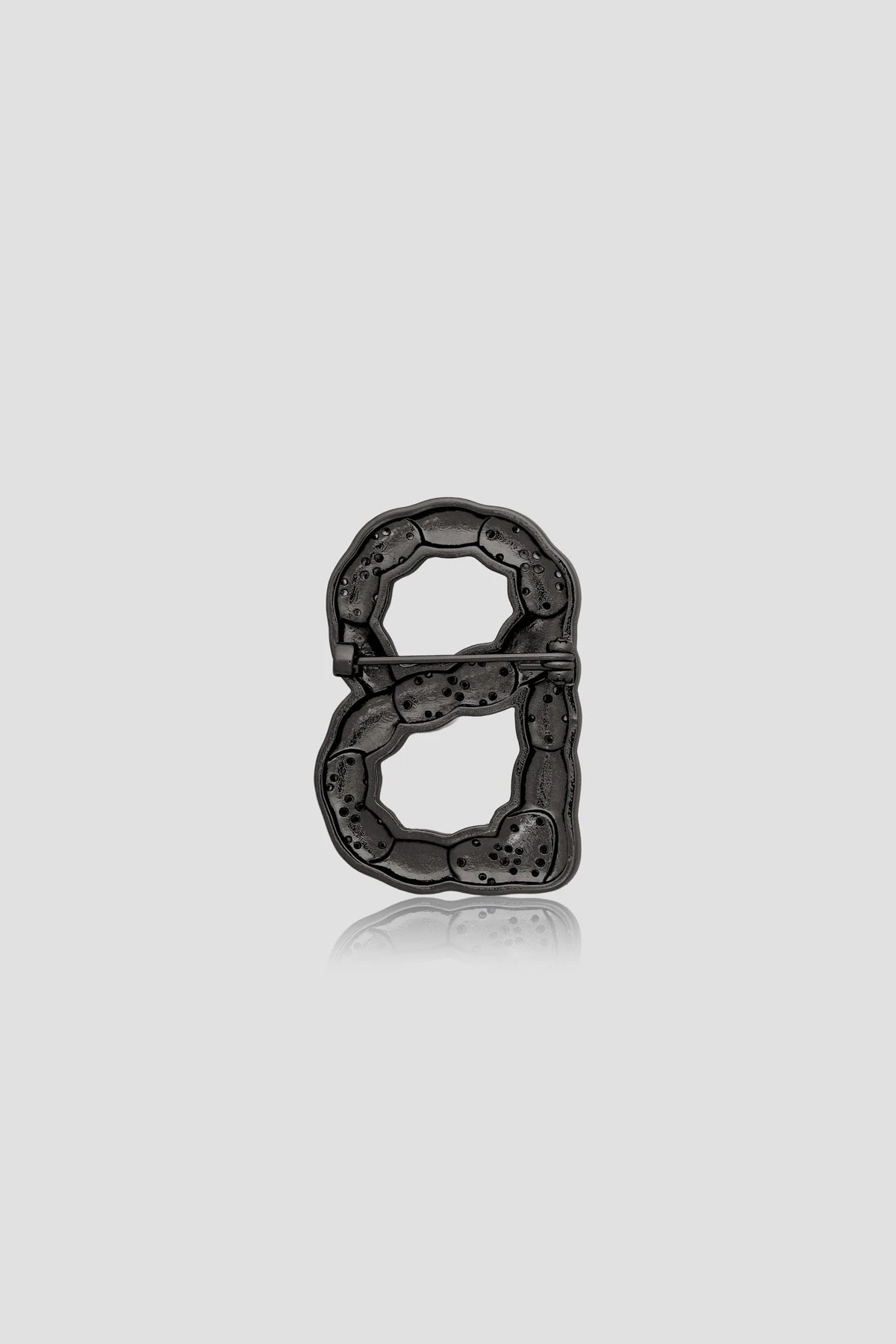 Cara Brooch - Hematite
