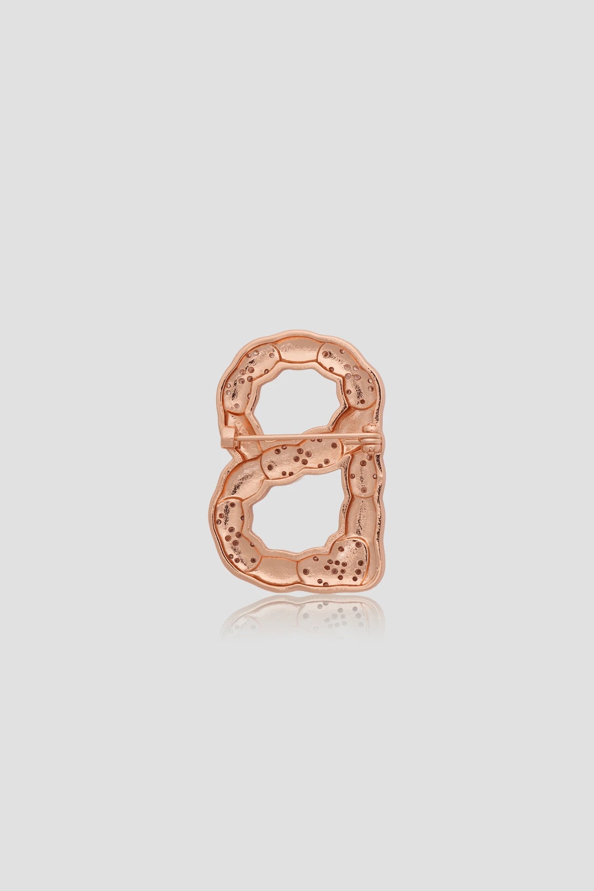 Cara Brooch - Rose Gold