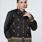 Deli Etoffe Crop Shirt - Brown