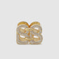 Éclat Ring Brooch - Gold